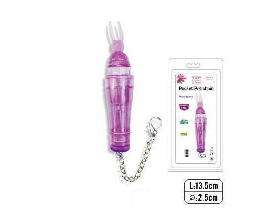 Pocket Creature Chain Mini Vibrator reviews and discounts sex shop